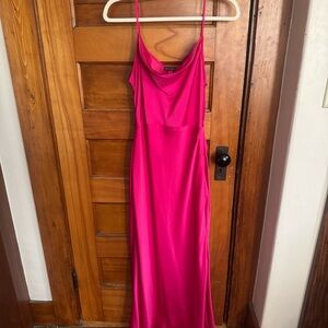 Vince Camuto Vibrant Pink Maxi Dress